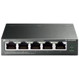 TP-Link TL-SG105PE Switch Gigabit de 5 puertos con 4 puertos PoE+